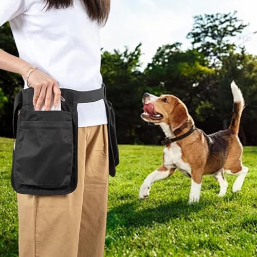 Bolsa de entrenamiento para perros con soporte de cintura ajustable para premios 3