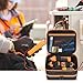 Travel Case Bag Compatible with Klein Tools ET310 AC Circuit Breaker, RT250 GFCI Outlet Tester Set, Home Test Kit Storage Cover for Digital Multimeter, Clamp Meter and More (Black)