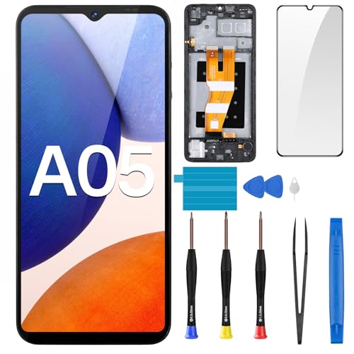 Écran tactile de rechange Samsung Galaxy A05 avec outils inclus