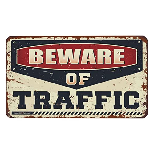 Tapis de souris avec citation Beware of Traffic pour un espace setup gaming inspirant