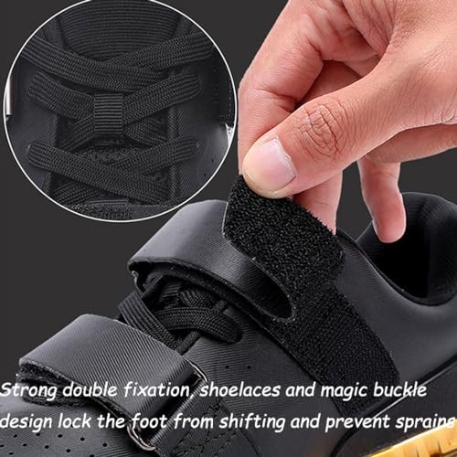 Bodybuilding Shoes Weight Lifting Shoes Powerlifting & Squat Shoes,Deadlift Shoes Men Weightlifting Shoes Fitness Cross-Trainer Shoes Powerlifting Shoes for Men Gym Training Squat Sneaker,39-45 EU - Image 5
