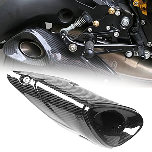 Pare-chaleur échappement carbone MT09 pour éviter rayures et brûlures