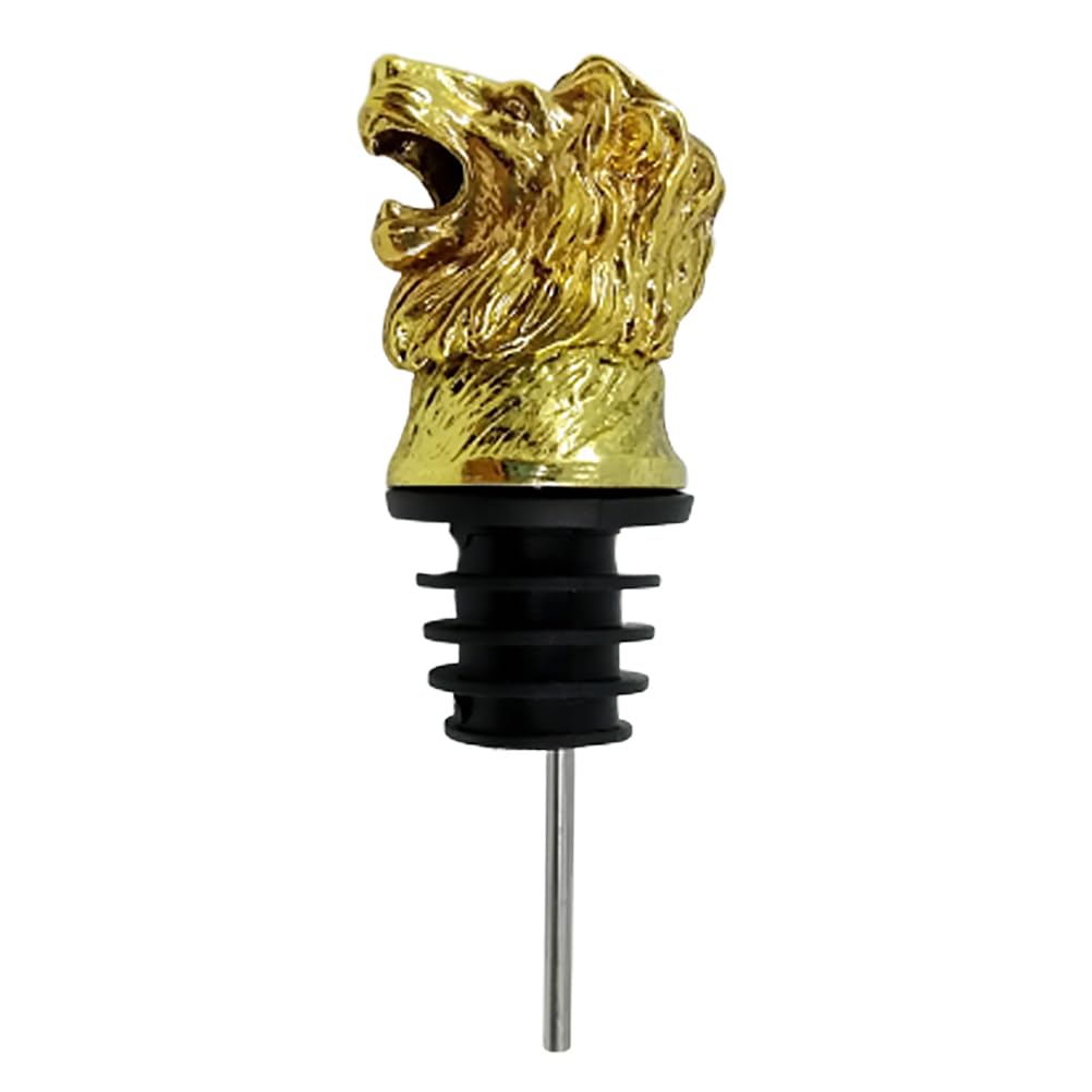 Tapón de botella de vino Sewroro con vertedor dorado de aleación para uso doméstico