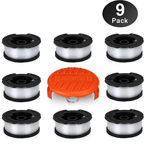 HomeMall Autofeed Line String Trimmer Replacement Spool for Black and Decker Weed Wacker