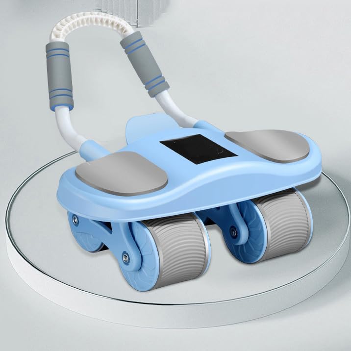 Equipo gimnasia entrenamiento abdominal con rebote automático y rodillo estable