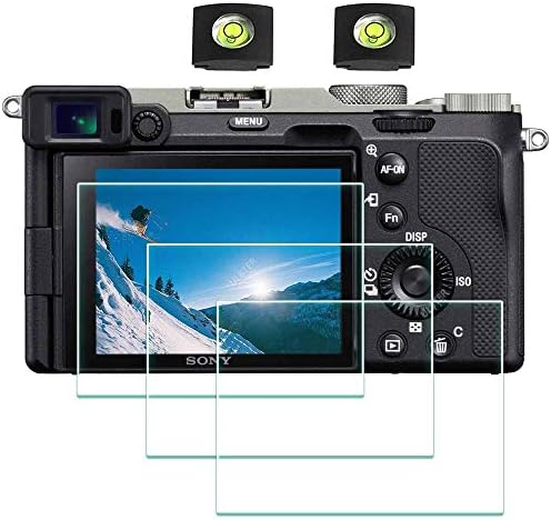ULBTER Screen Protector for Sony Alpha A7C Camera & HotShoe Cover [3+2Pack]