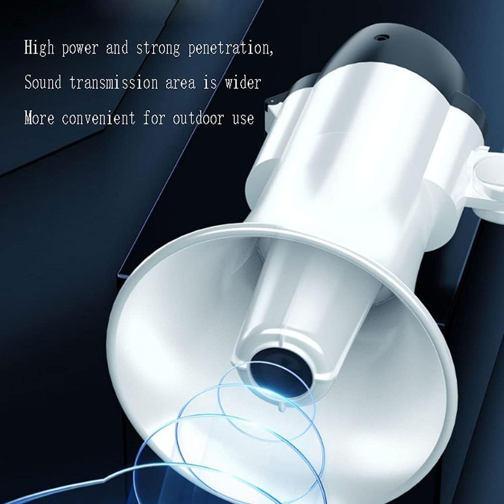 Cheerleading Megaphone Speaker Hand Megaphones Adjustable Vol Control Portable Foldable Bullhorn Speaker Recording Safety Drills Bullhorn