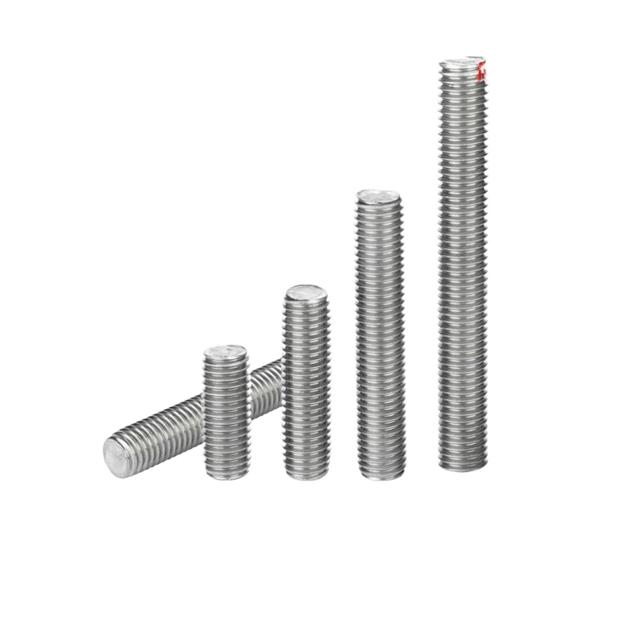 Threaded rods,Threaded Rod 304 Stainless Steel Fully Threaded Rods Bar Studs Screw Rod Wire Screw Rod(130mm,M8)