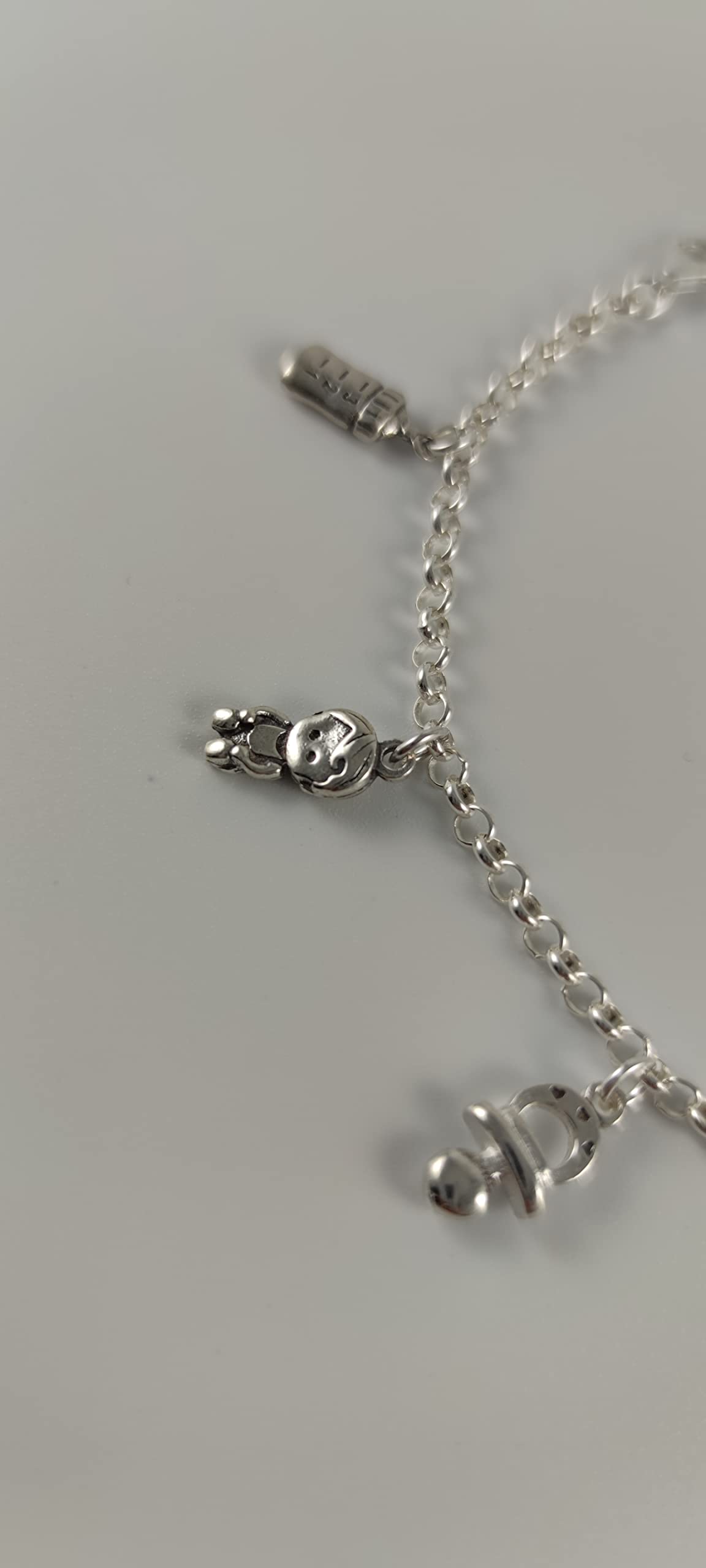 Genérico pulsera plata 1º ley mujer educadora infantil 20cm