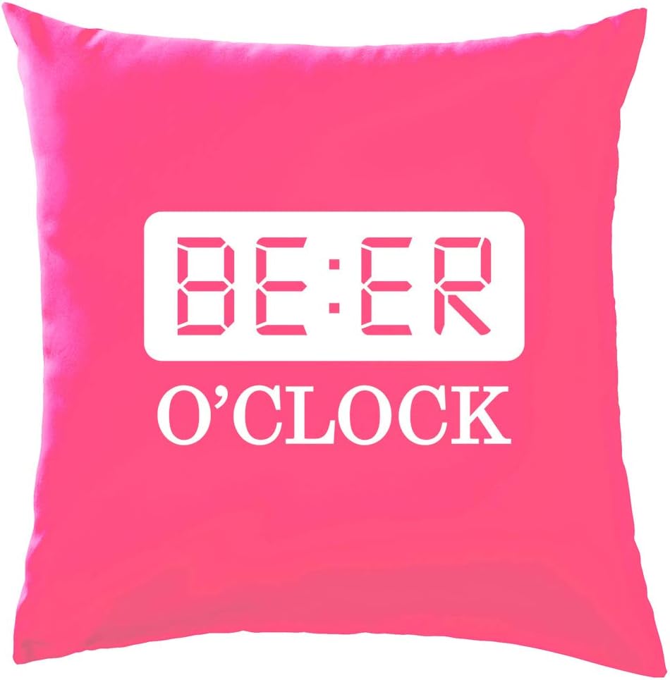 Dressdown Beer O'Clock - Cushion/Pillow (with Insert) - 41 x 41cm (16)" - Royal Blue - One Size