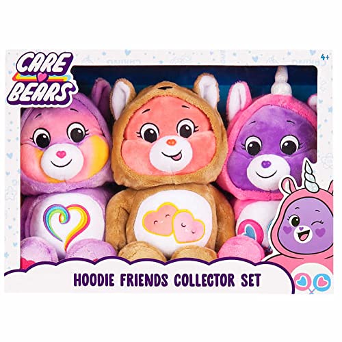 Altay Care Bears Hoodie Limited Edition Snuggle Friends Stuffed Animals 3 Pcs Pack Including Togetherness, Love-A-Lot And Share Bears #TOP6