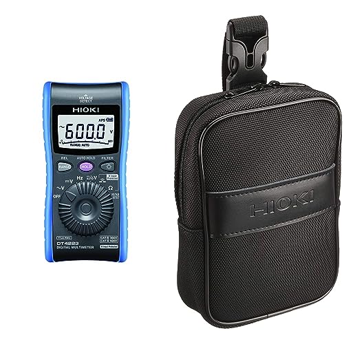 HIOKI (���u�d�@) �f�W�^���}���`���[�^ (��R���蓋�ڂ̓d�H�p) DT4223 & (���u�d�@) �g�їp�P�[�X C0200�y�Z�b�g�����z