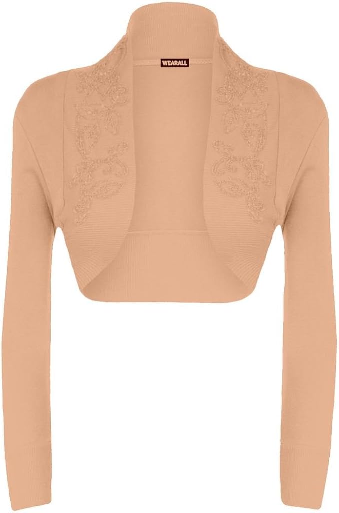 nude bolero jacket