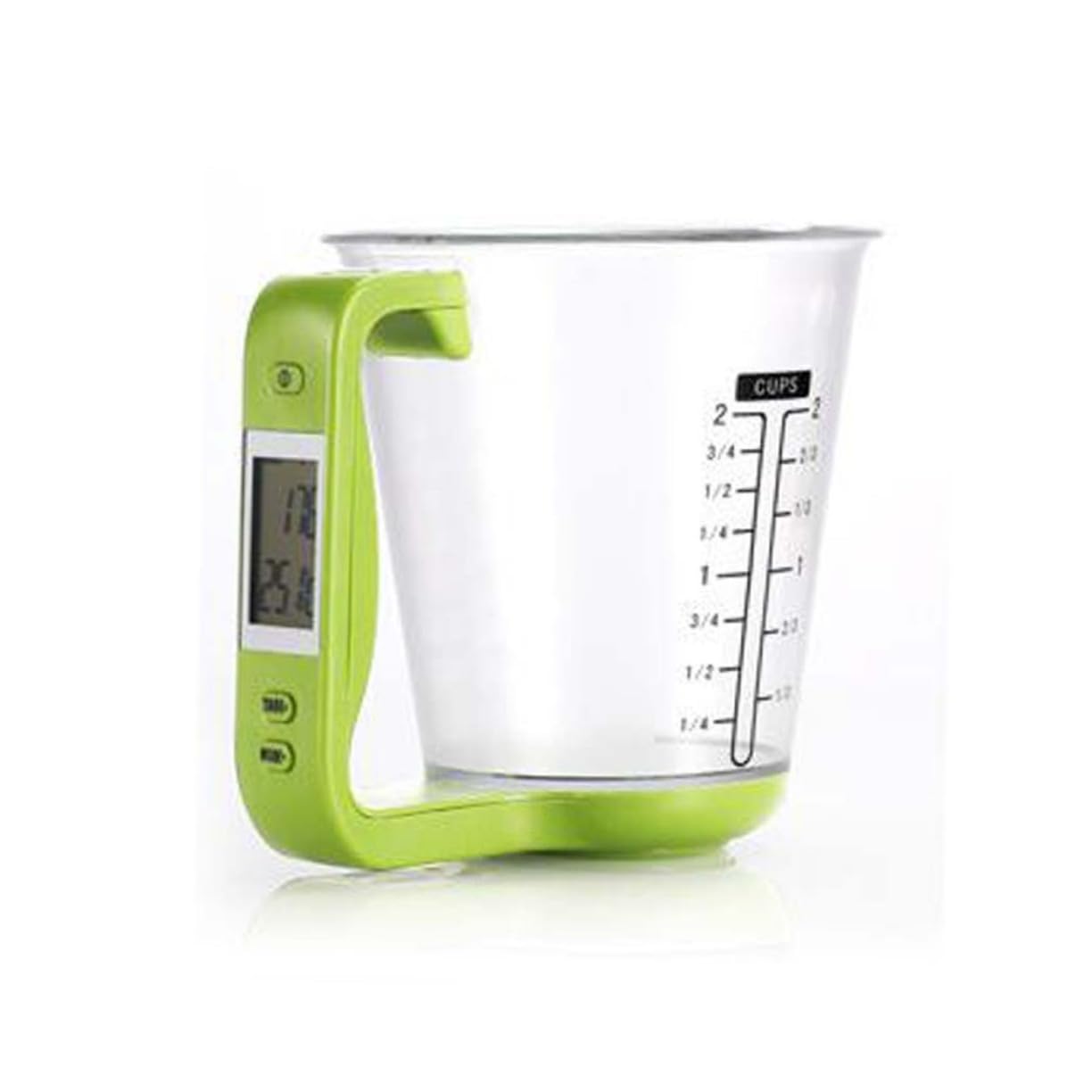 Tasse à Mesurer Numérique la Cuisine 1000 g/1 G, Écran LCD, Pc ABS Vert