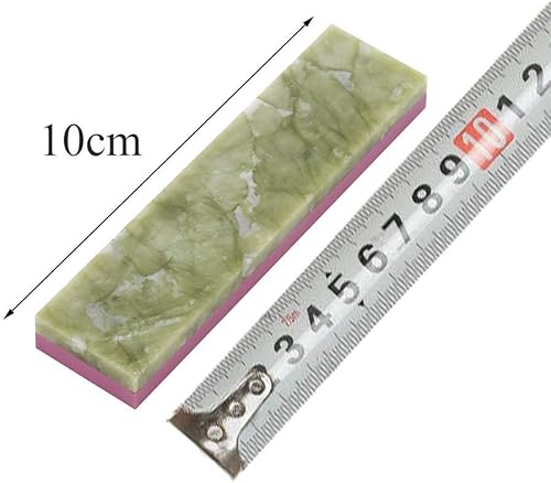 Miniatura 3 de Piedra de afilar de doble cara premium, grano 3000/10000, verde, cuchillo de cocina y afilador de herramientas con molienda gruesa y fina