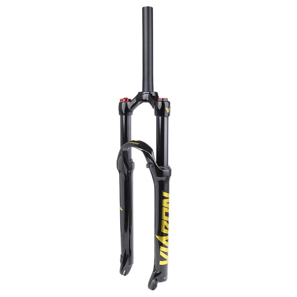 Horquilla Bicicleta de 27.5"/29" con suspensión neumática, Frenos de Disco, Amortiguador Delantero, Recorrido de 1-1/8" (105 mm), 1670 g