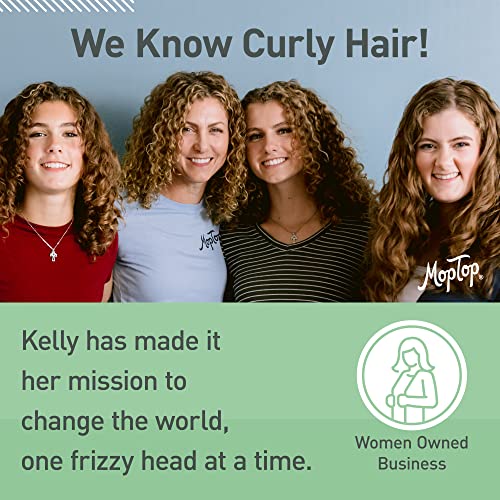 Moptop Curly Hair Custard Gel For Fine, Thick, Wavy, Curly & Kinky-Coily Natural Hair, Anti Frizz Curl Moisturizer, Definer & Lightweight Curl Activator W/Aloe, Great For Dry Hair, 16 Oz. #TOP6