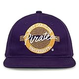 The Game NCAA East Carolina Pirates Retro Circle Design Hat, Adjustable, One Size