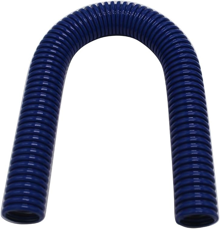 1 Set Blue 24" Long Universal Flexible Stainless Steel Radiator Hose Kit Fits for Chevy Ford