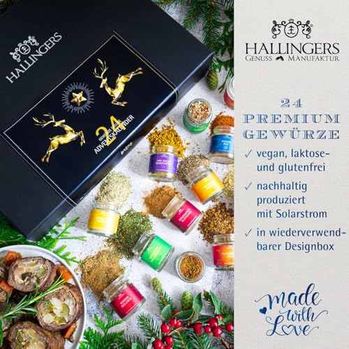 Gewürz-Adventskalender von Hallingers Genuss Manufaktur