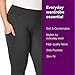 No Nonsense Womens Cotton Lounge With Pocket Leggings-pants, Charcoal Heather, Medium US