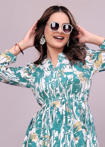 Image of NEW Women's Stylish Brown Polka Dot Crepe Fabric Tunic Top | Full Sleeves Collared Neck Peplum | Flared Fit Trendy Ladies Top