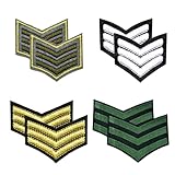 EHDWXVZM 8 Morceaux De Taches De Tissu Brodées, Personnalité Créative, Écart De Vêtements Drôles, Badges De L'Armée Classiques, Accessoires De Couture De Bricolage.