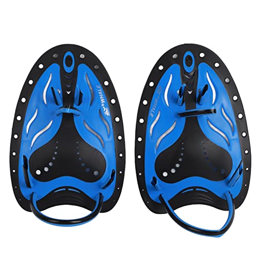 Webbed Fins, Paddles Webbed Hand Fins, Equipment Training Fin Equipment Whale Adult Children for Men (M)