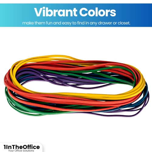 Image of 1InTheOffice Large Big Rubber Bands, 24 /Pack (Pack of 3)