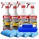 Reinigungsknete Brestol Set 3, 200 g Knete blau, 4x 750 ml