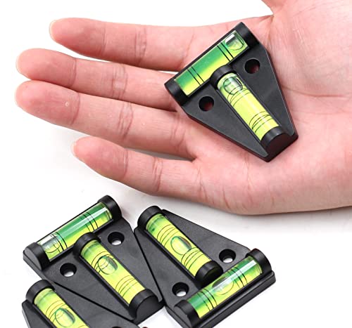 Driak 4 Pcs 58X44X13Mm High Accuracy Bullseye Level Bubble T Shaped Bubble Spirit Level/Tripod With Mounting Hole #TOP2