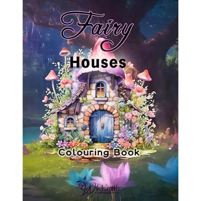 Fairy Houses Colouring Book