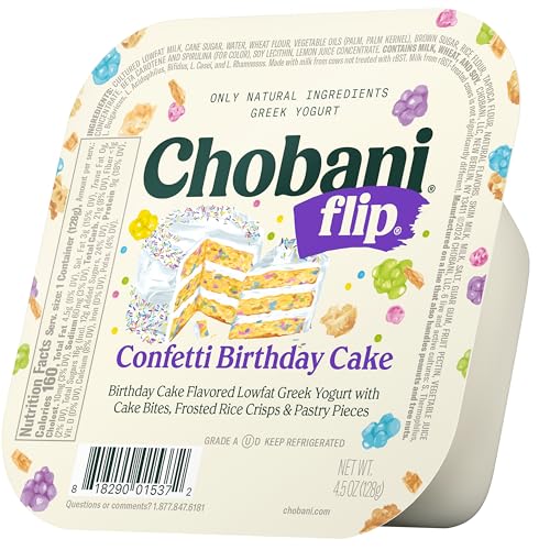 Chobani® Flip® Lowfat Greek Yogurt Confetti Birthday Cake 4.5oz