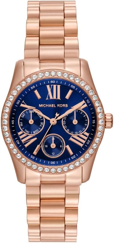 Michael Kors Lexington Women's Quartz Chronograph Watch with Stainless Steel Strap