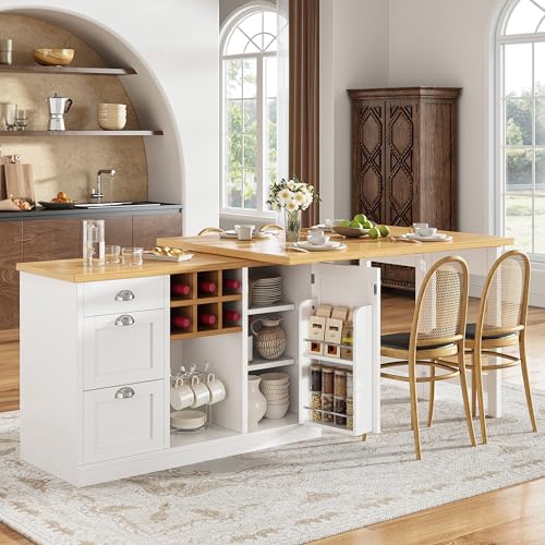 Carrito de servicio y mesa de bar plegable con estante para vino 2