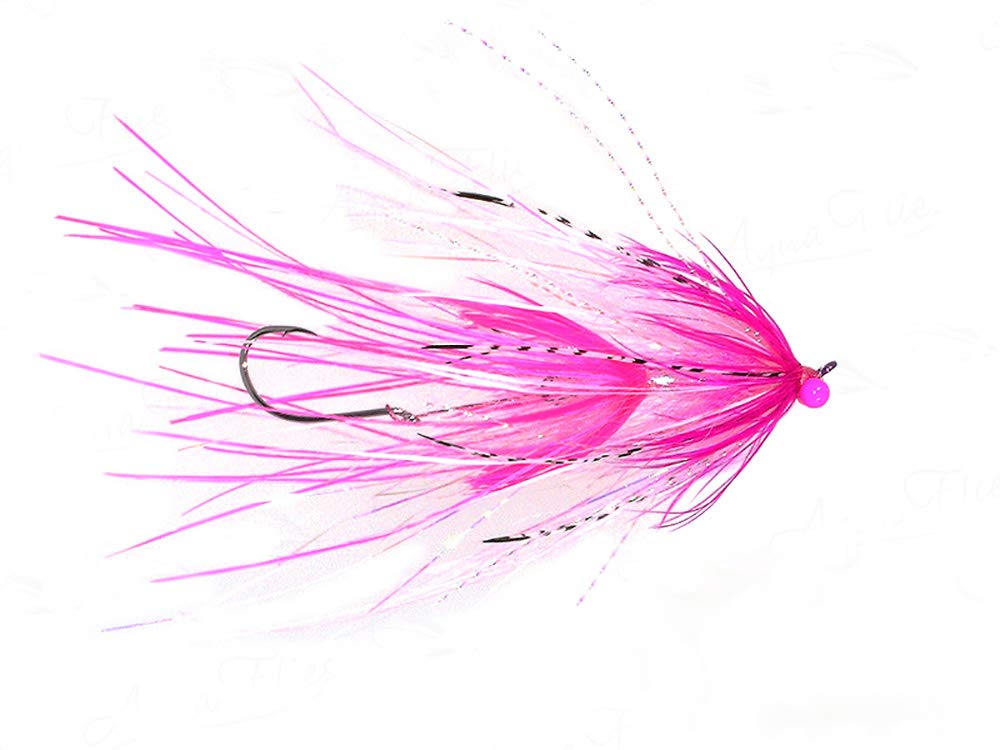 Aqua Flies Stu's Ostrich Intruder (Fuchsia/White)