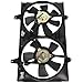 GDSMOTU Cooling Fan 620-420 for Nissan for Maxima 1995-1999 for INFINITI I30 1996-1999 Black Driver Passenger Side/LH RH Electric Cooling Fan