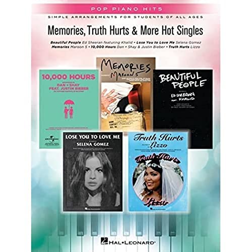 Memories, Truth Hurts & More Hot Singles: Pop Piano Hits Series image 2