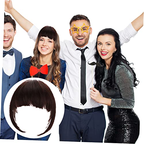 FOMIYES Peruca De Franja De Franja Perucas Para Perucas De Cabelo Humano Real Franja De Cabelo Human