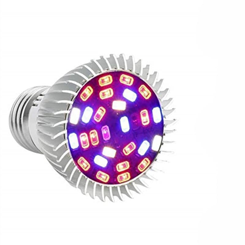 1fortunate Lights 10pcs AC85V-265V LED Cultive Light Full Spectrum 18 Leds 28 Leds E27 LED Bombilla de Crecimiento for Plantas de Flores de hidroponía Interior. LED Lámpara de Crecimiento
