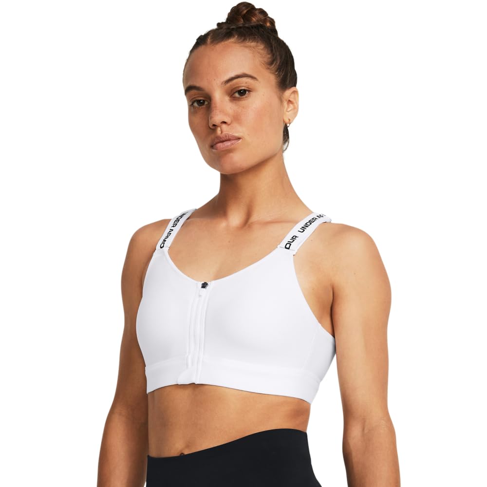 Sujetador UA Infinity High Zip 2.0 para Running y Fitness Intenso 8