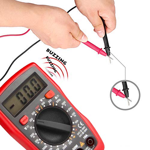 Range Multimeter, Dc Ac Voltmeter, 2000 Count Digital Multimeter, Volt Ohm Meter For Household Outlets, Computers, Car Batteries, Diodes And Continuity Multimeter Tester #TOP5