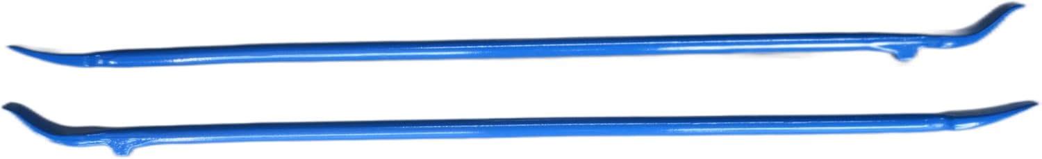 Tire Iron Tool Blue QC-B42-B2 41in Car Truck Auto Lever Bar 2-Pieces