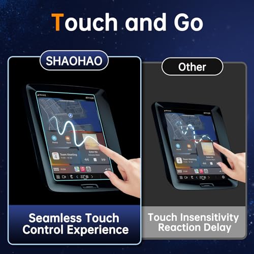 SHAOHAO for Volvo XC40 XC60 2016-2025 Car Navigation Screen Protector 8.7 Inch GPS Transparent Protective Film 9H Anti-Fingerprint Tempered Glass Screen Tempered Glass volvo xc40 accessories - Image 3