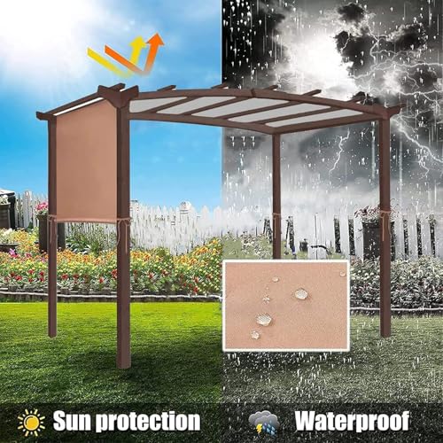 Cubierta superior para pérgola 5.4x2.5 m resistente y duradera 4