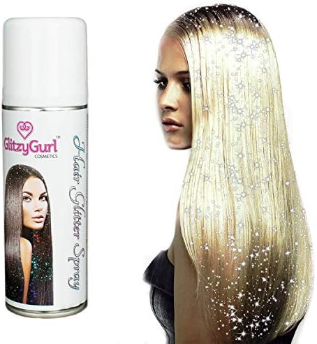 Hair Glitter Spray 125ml Loose (Silver Shimmer)