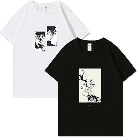 Amazon | [LAOMI] ブラッククローバー Tシャツ アスタ 夏 秋 綿
