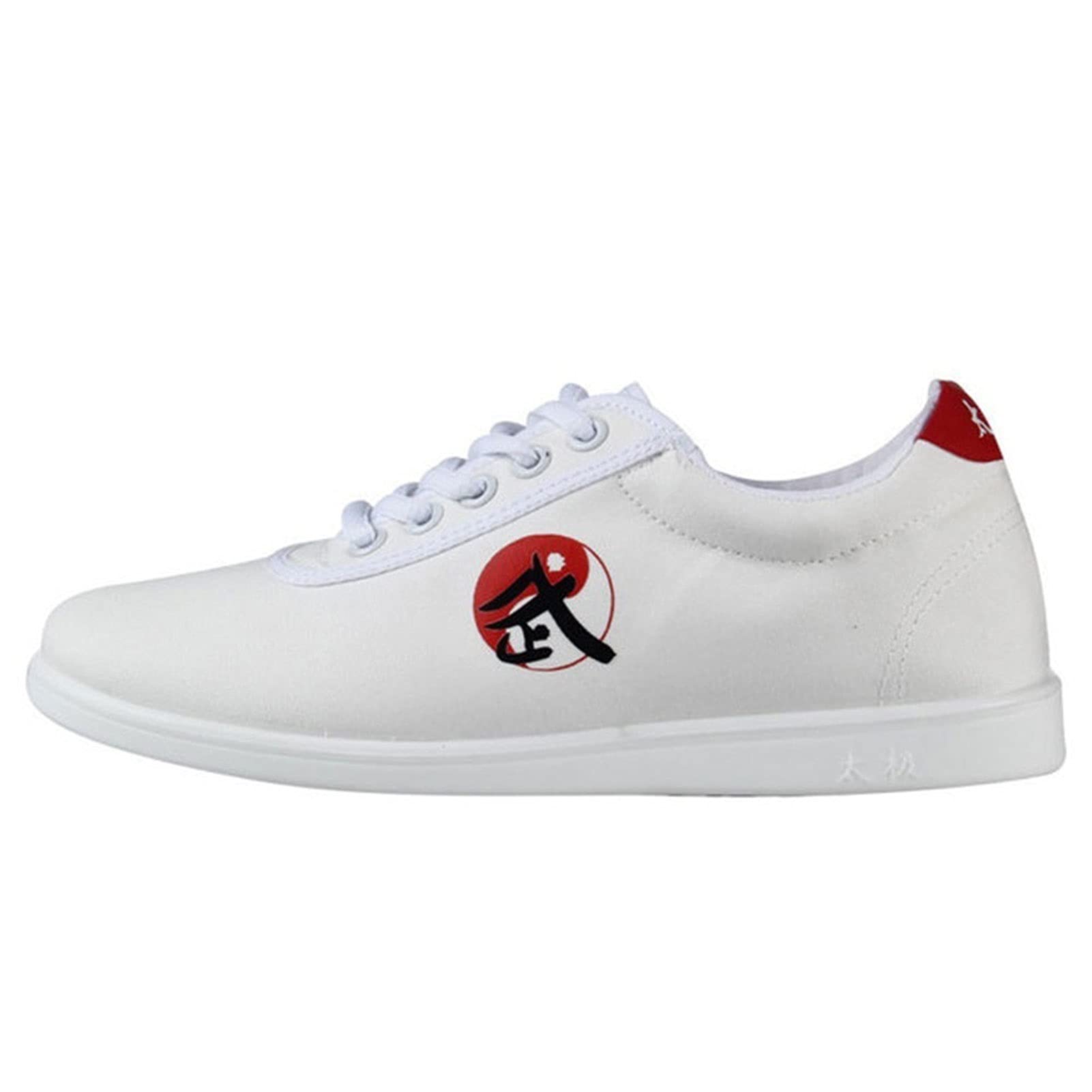 fayengan Taekwondo Shoes Taekwondo Boxing Karate Training Shoes TaiChi Kong Fu Shoes For Kung Fu TaiChi Taekwondo Boxing Karate (Color : White, Size : 37 EU)