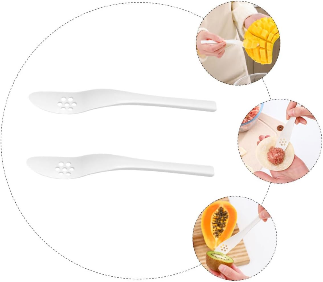 2pcs Melon Scooper Plastic Watermelon Spoon for Kitchen Use