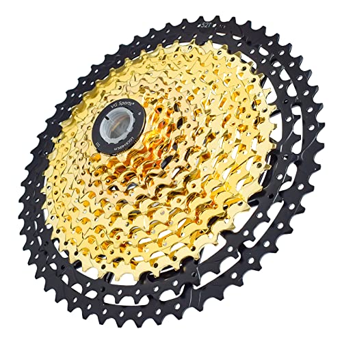 VG SPORTS 8/9/10/11/12 Speed Ultra-Light Bike Cassette for Mountain Bike 11-40T/11-42T/11-46T/11-50T/11-52T MTB Cassette Lightweight Aluminum Bracket Cassette